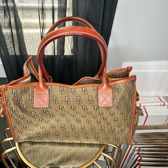 Dooney and Bourke Monogram Top Handle Bag - Picture 7 of 9